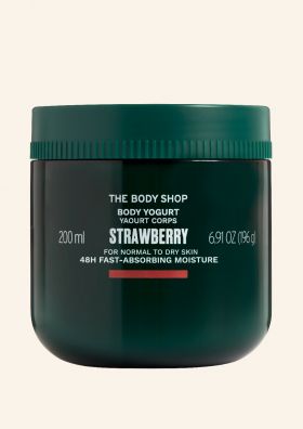 Strawberry Body Yogurt fra The Body Shop