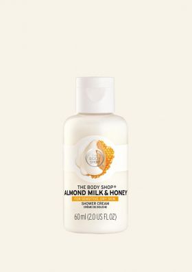 Almond Milk & Honey Dusjsåpe Mini fra The Body Shop