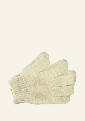 Cream Bath Gloves fra The Body Shop
