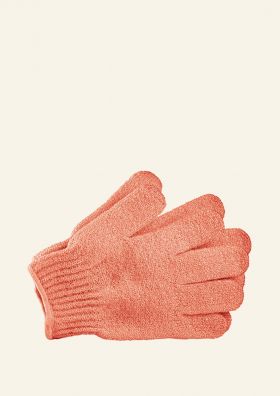 Pink Bath Gloves fra The Body Shop