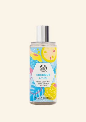 Coconut & Yuzu Hair & Body Mist fra The Body Shop