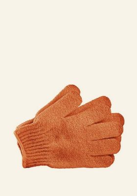 Orange Bath Gloves fra The Body Shop