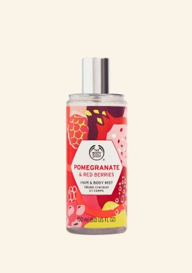 Pomegranate & Red Berries Hair & Body Mist fra The Body Shop