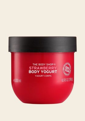 Strawberry Body Yogurt fra The Body Shop