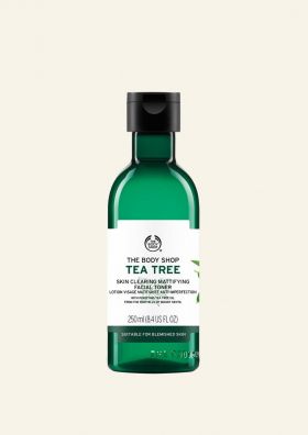 Tea Tree Toner fra The Body Shop er perfekt for deg med fet og uren hud. 